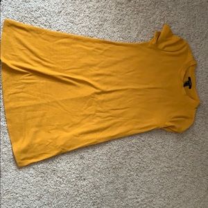 Yellow T-shirt dress